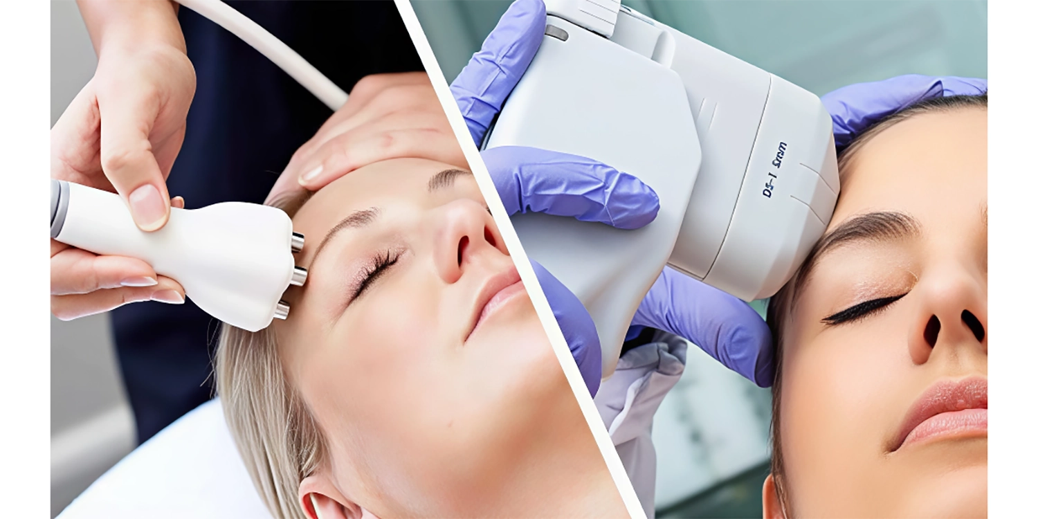 مقایسه دستگاه‌های RF و هایفو برای سفت کردن پوست